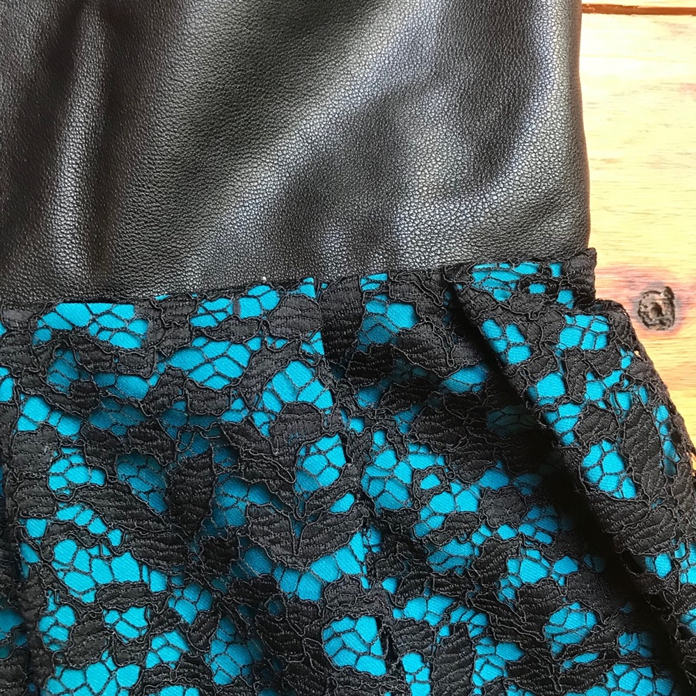 Victoria’s Secret Leather and Lace Dress, EUC, 6 - Picture 5 of 14